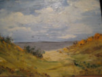 Duinen in olieverf